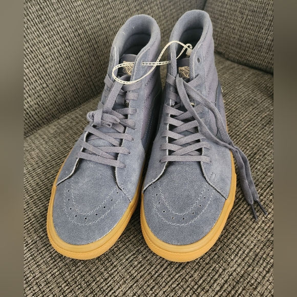 Vans Other - Vans Blue and Tan High-Top Sneakers Mens Size 11.5 NWOT 🎉 HP 🎉